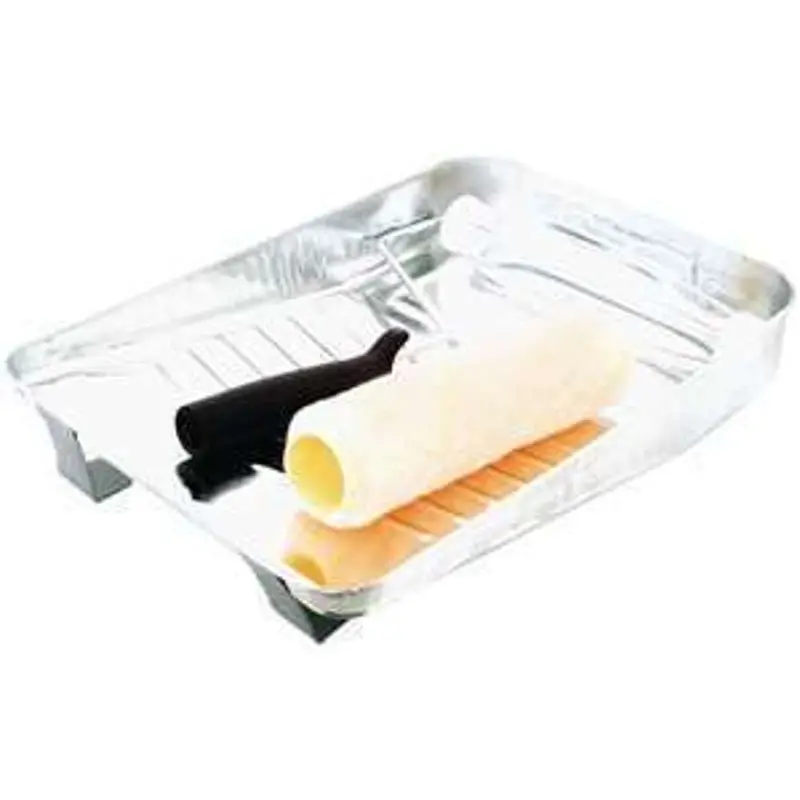 Linzer 9-Inch × 3/8-Inch Roller & Metal Tray Kit – 3-Piece Set 1