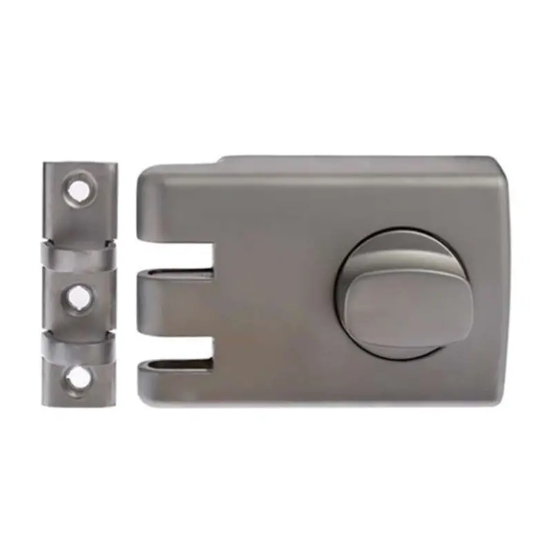 Lockwood 303 Deadlock – Single Cylinder, Chrome Plated, 5-Lever Certified 1