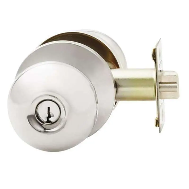 Lockwood 355 Deadlock – Dual Cylinder, Chrome Finish, 5-Lever Security 1