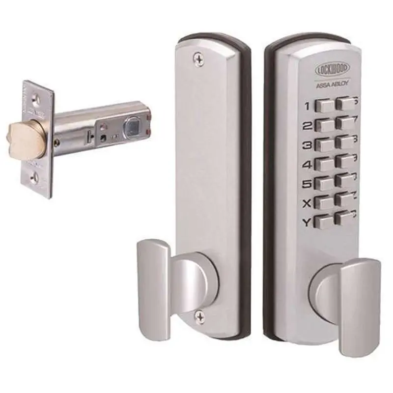 Lockwood Digital Entrance Set – Keyless Entry, Backlit Keypad 1