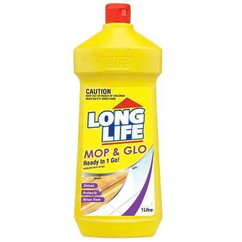 Long Life Mop & Glo Floor Shine Enhancer – 1-Litre Multipurpose Cleaner 1