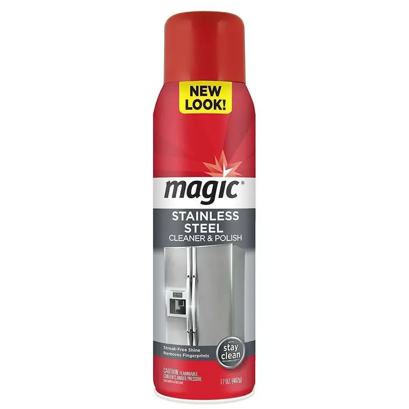 Magic Stainless Steel Cleaner – Non-Toxic Shine Restorer, 17 Oz (500 Ml) 1