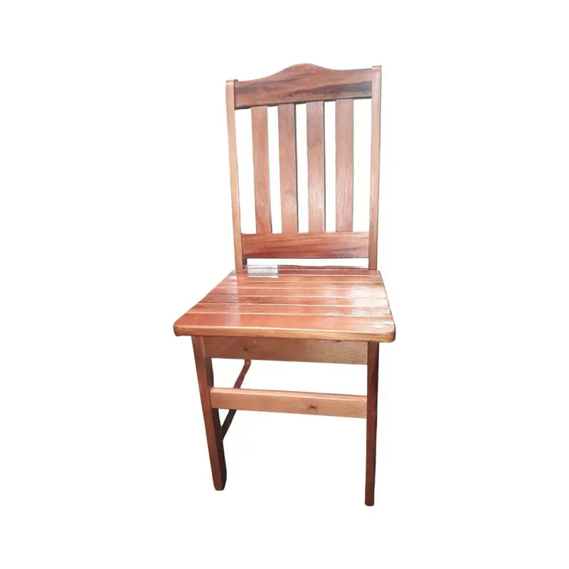 Mahogany Vertical Slat Dining Chair By Diamex 1