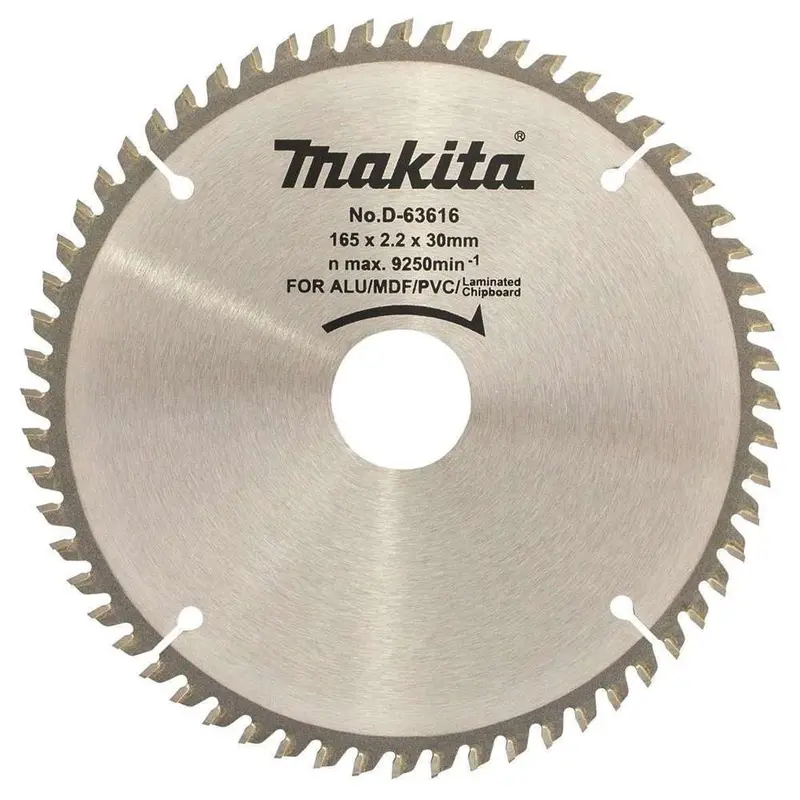 Makita 165Mm Multipurpose Circular Saw Blade – 60 Tooth 1