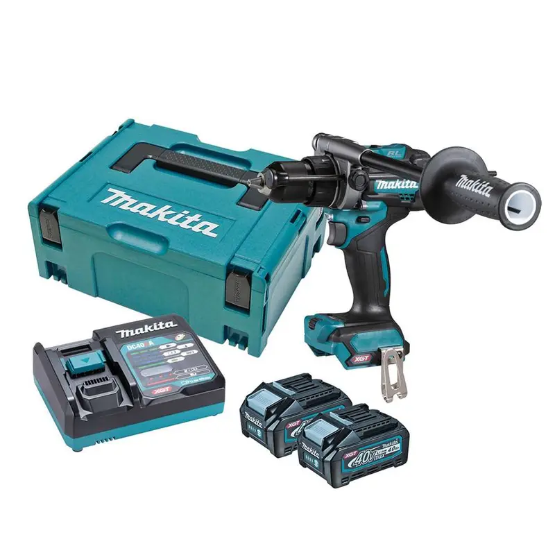 Makita 40V Max Bl Cordless Hammer Drill Driver Kit With Battery & Charger 1