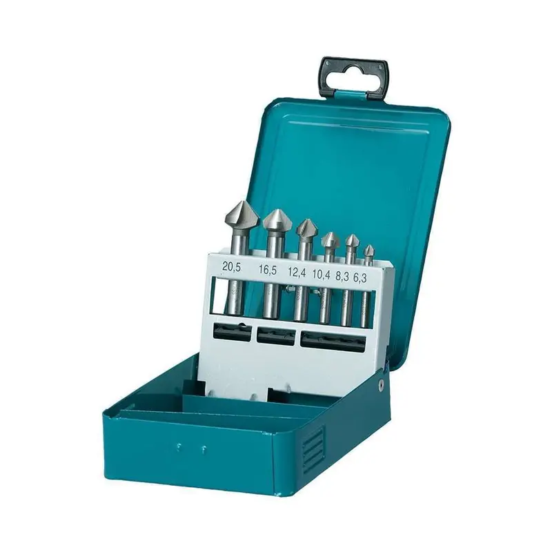 Makita 6-Piece Countersink & Drill Bit Combo Set 1