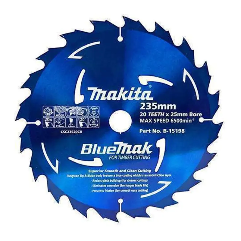 Makita Bluemak 235Mm General-Purpose Circular Saw Blade – 20 Tooth 1