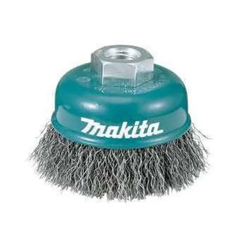 Makita Straight Steel Cup Wire Brush – M10 Thread, 60Mm Diameter 1