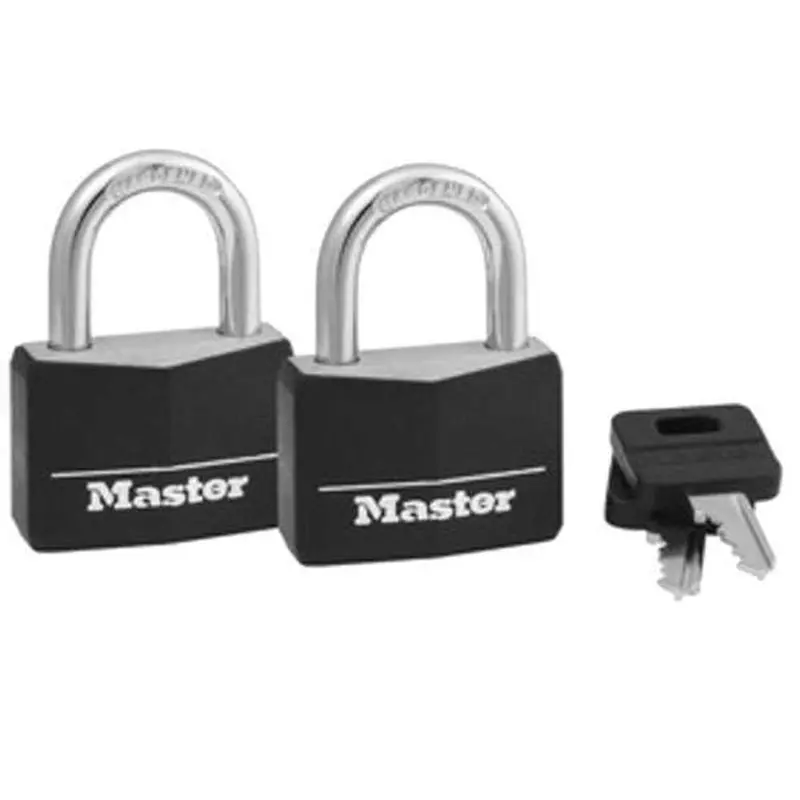 Master Covered 1½-Inch Padlock – 4-Pin Cylinder, Weather-Resistant Shrouded Body 1