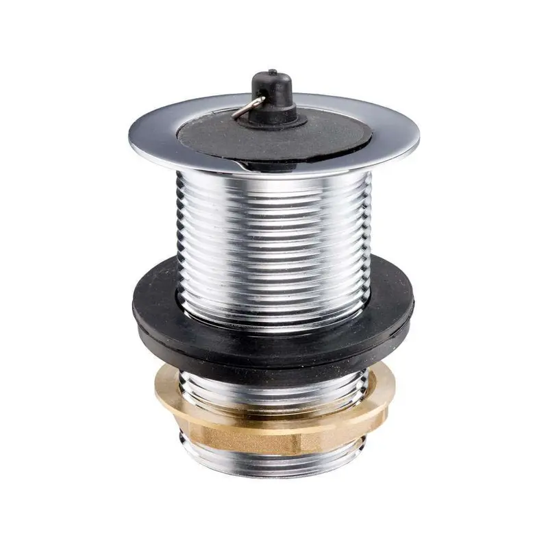 Metal Plug And Waste Assembly – 32 × 78Mm Zinc-Plated Tail Without Overflow 1