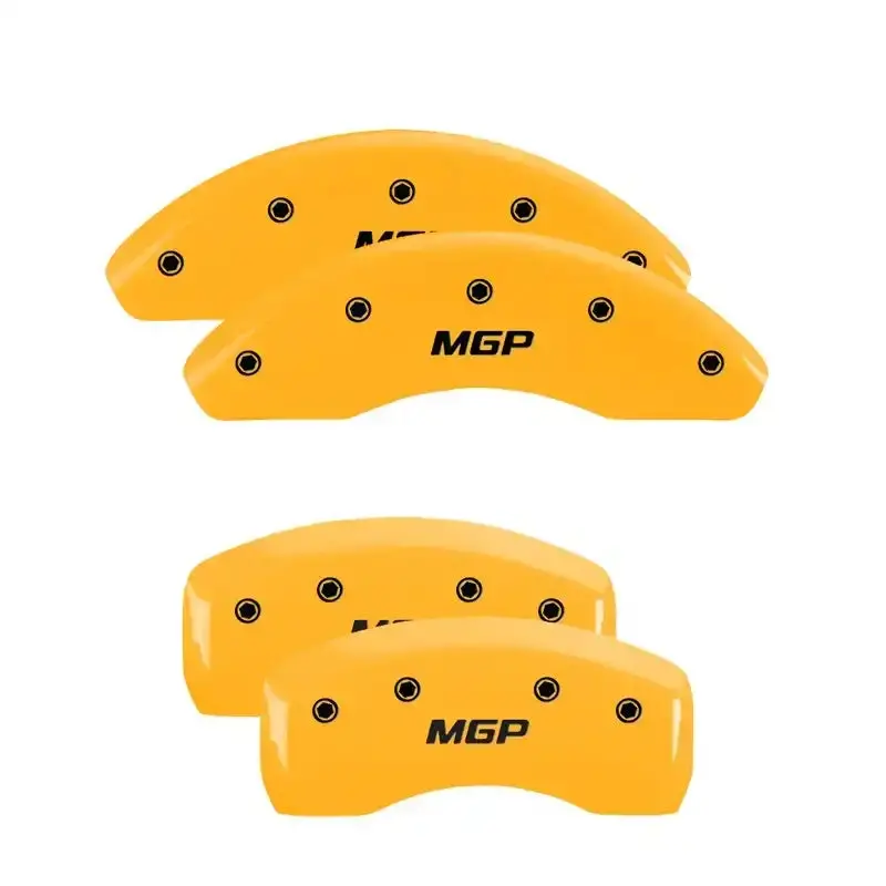 Mgp Yellow-Anodized Engraved Brake Caliper Covers – Front & Rear Set 1