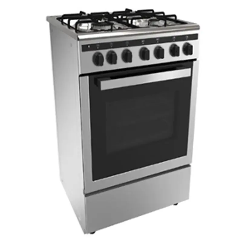 Midea Freestanding 4-Burner Gas Cooktop With Built-In Electric Oven – 60Cm Width 1