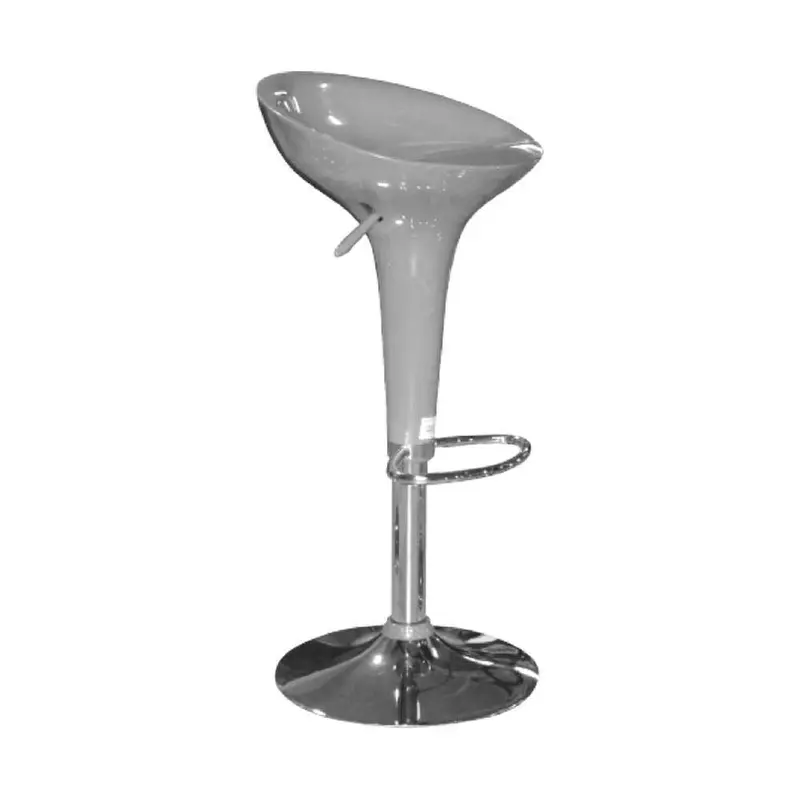 Modern White Bar Stool – Adjustable Height Design 1