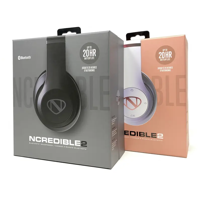 Ncredible2 Wireless Over-Ear Bluetooth Headphones – Enhanced Comfort & Sound 1