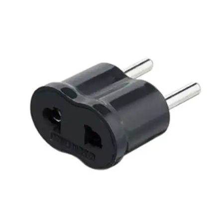 Non-Grounded Us-To-Europe Ac Power Adapter Plug 1