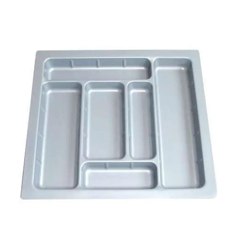 Nova Silver-Finish Cutlery Tray – 530 × 485 × 50 Mm 1
