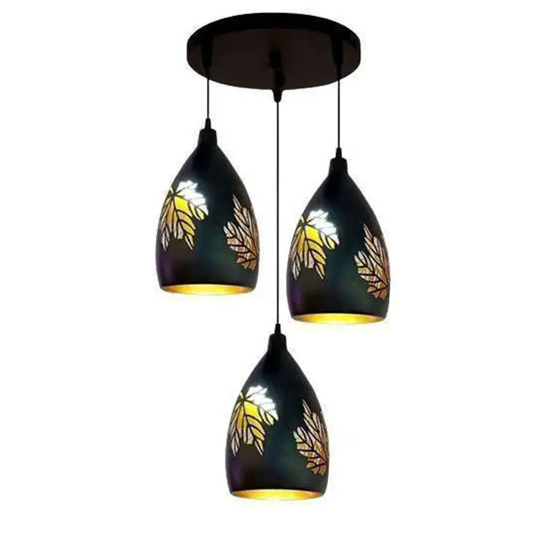 Ocean-Themed Three-Pendant Ceiling Light 1