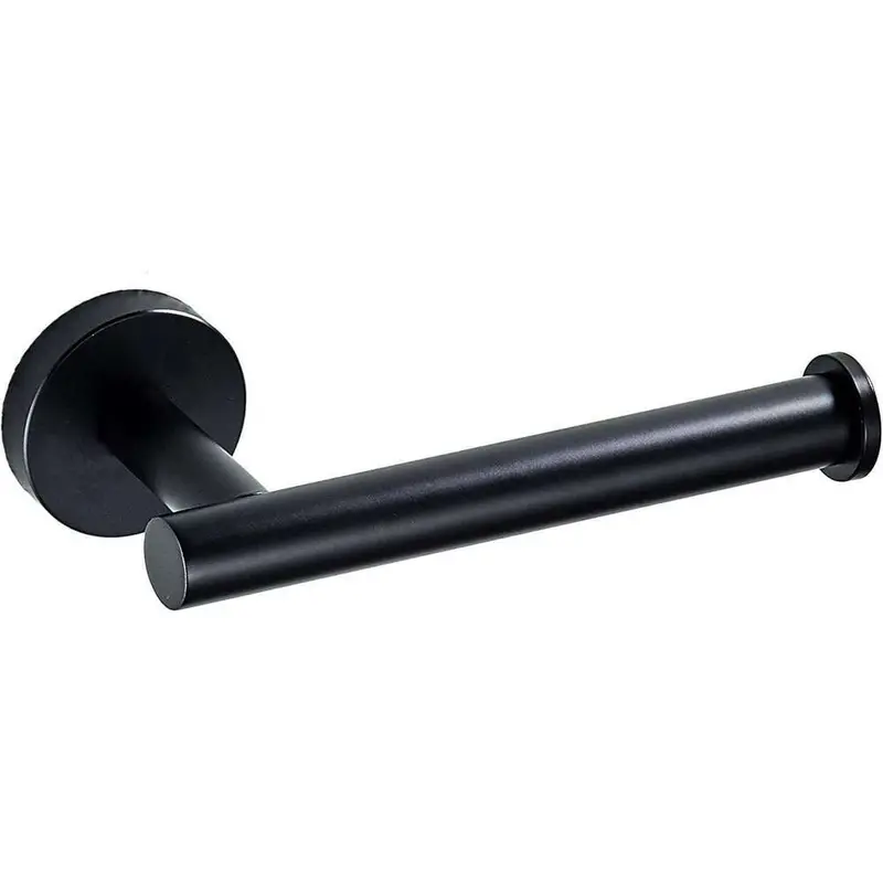 Orin Matte Black Toilet Paper Holder – Stainless Steel Wall-Mounted (160 × 89 Mm) 1