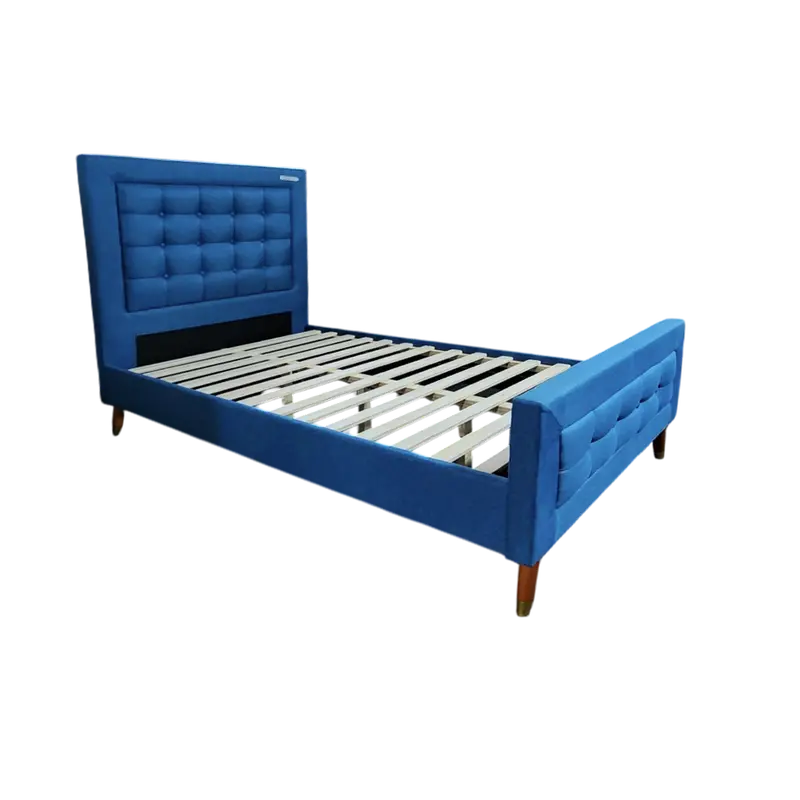 Oshi Melodie Single Bed Frame – Ocean Blue, 1880 × 920 Mm 1