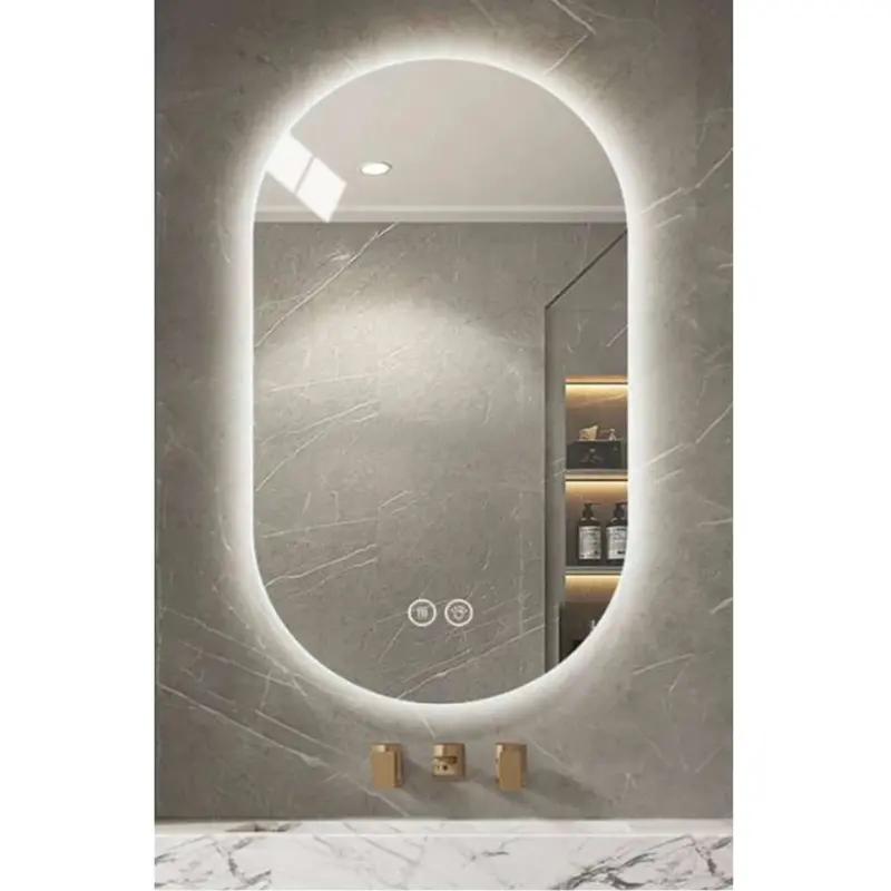 Oval Led Backlit Mirror – 600 × 900Mm Smart Vanity Light 1