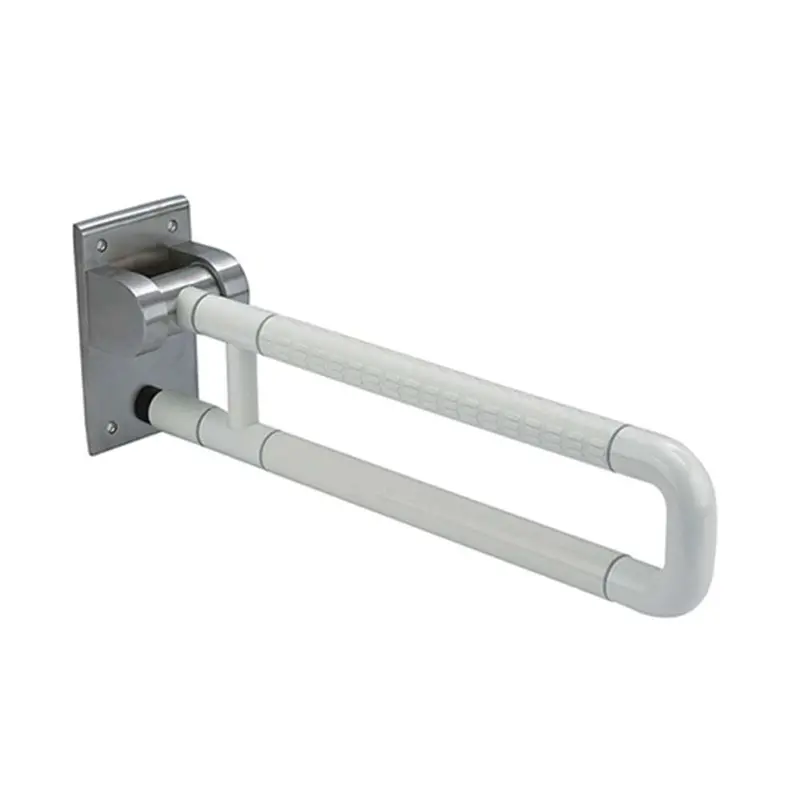 Pakai Antimicrobial Swing-Up U-Bar – Wall-Mounted, 700 × 35Mm, White 1