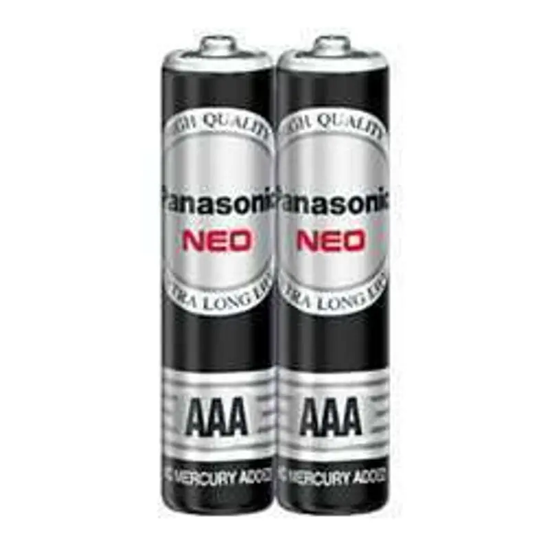 Panasonic Neo Aaa Batteries – Black, Pack Of 2 1