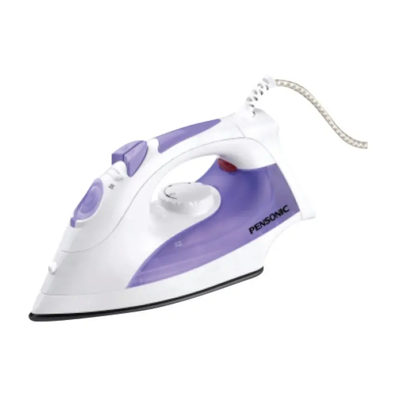 Pensonic 2250W Steam Iron – White And Purple Design 1