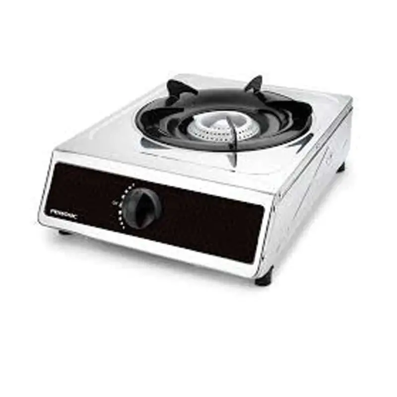 Pensonic Single-Burner Gas Stove – Stainless Steel Finish 1