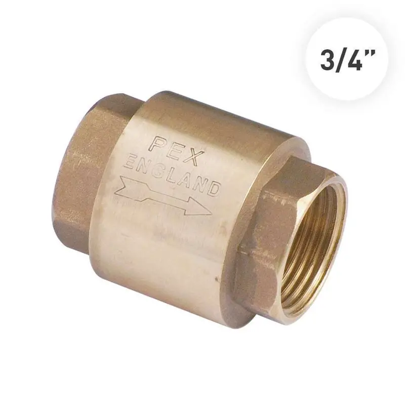 Pex Brass Check Valve – 3/4 Inch Non-Return Design 1