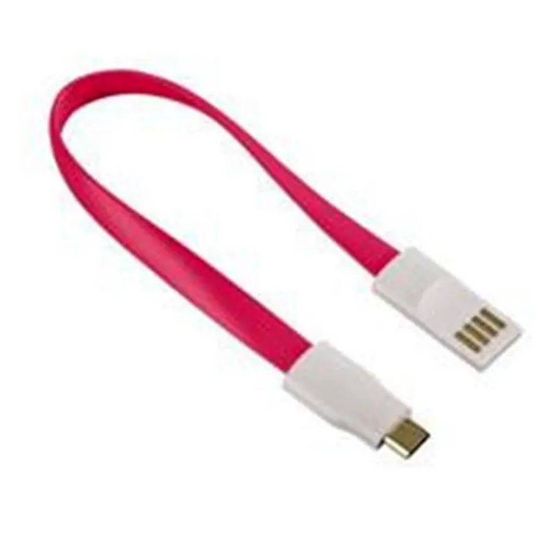Pink 12-Inch Magnetic Micro Usb Charging Cable 1
