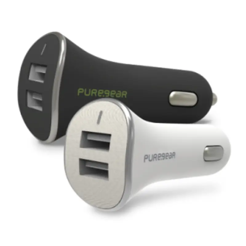 Puregear 24W Dual-Usb Car Charger – Fast Charging For Two Devices Simultaneously 1