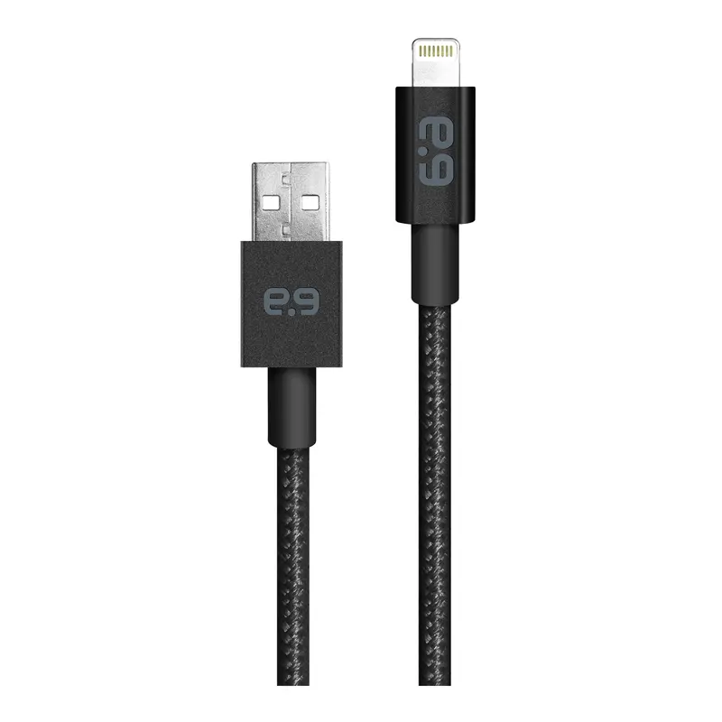 Puregear 4-Foot Metallic Braided Lightning To Usb-A Cable – Tangle-Free & Reinforced 1