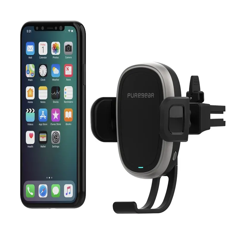 Puregear Autogrip Qi-Certified Wireless Charging Car Mount For Smartphones 1
