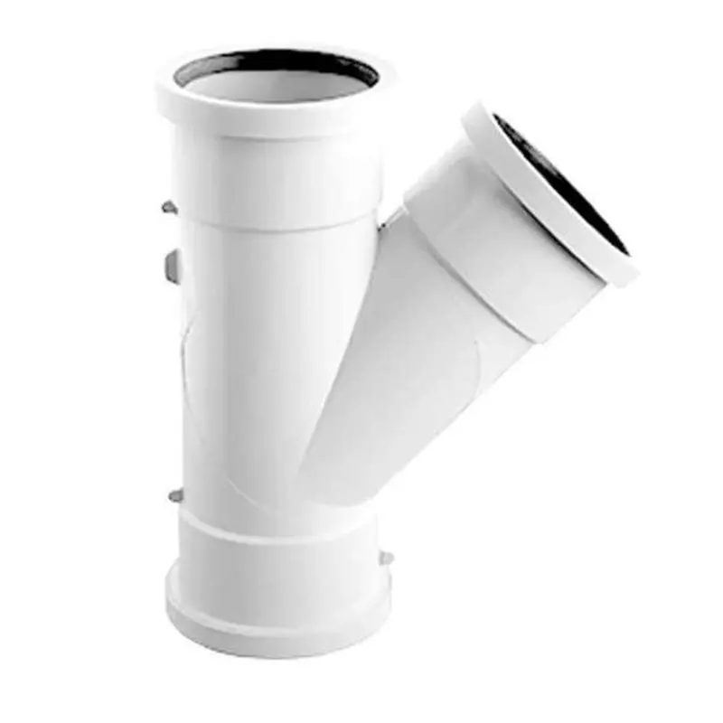 Pvc Waste Plain T-Junction – 50Mm Branch, 90° Angle 1