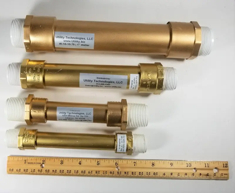 Pvc Water Meter Spacer Tube – Temporary Replacement Solution For 5/8" To 1" Meters 5