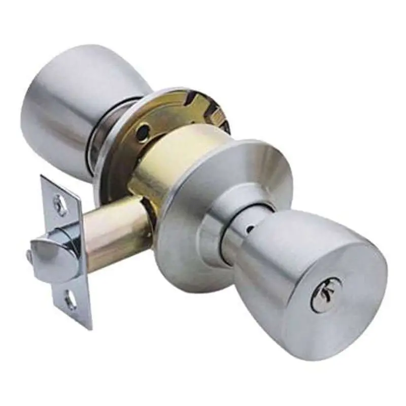 Raider Combination Door Lock – Stainless Steel 1