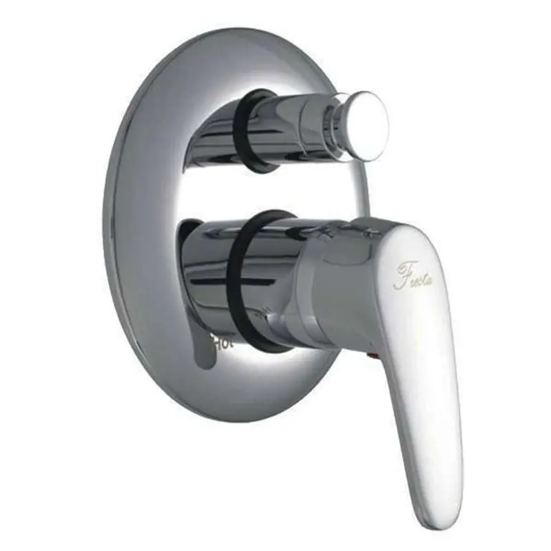 Ram Fiesta Shower Mixer With Diverter – Chrome Plated, Modern Design 1
