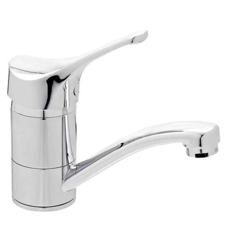 Ram Ridge Swivel Spout Basin Mixer – 125Mm Reach, Chrome Finish 1