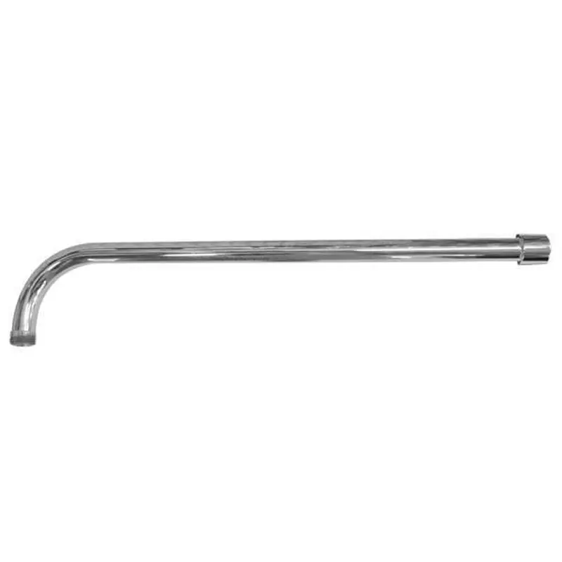 Ram Right-Angle Chrome Shower Arm – 400Mm Extension, Wall-Mounted 1
