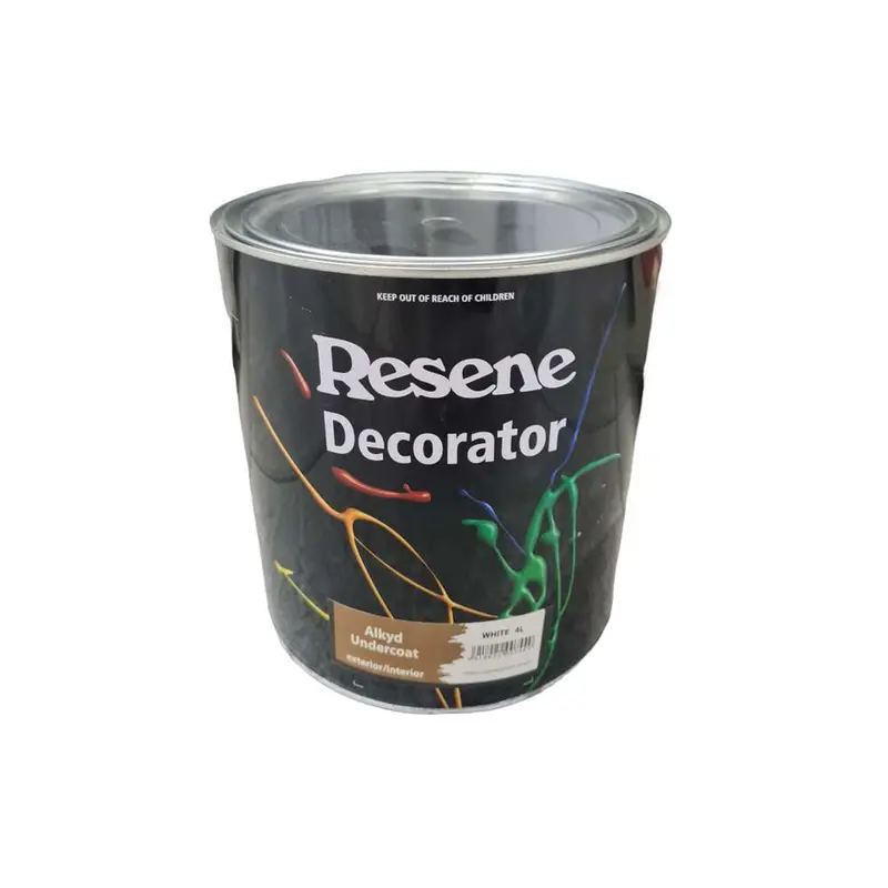 Resene Decorator Enamel Undercoat In White – 4L Smoothing Primer For Gloss Topcoats 1