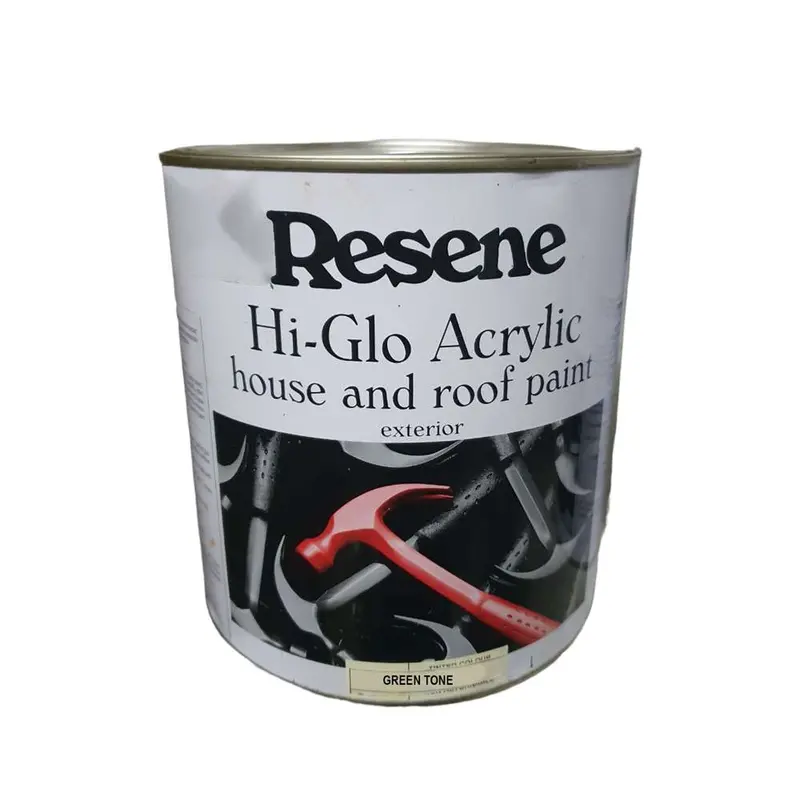Resene Hi-Glo Gloss Acrylic Paint – Green Tone, 4-Litre Finish 1