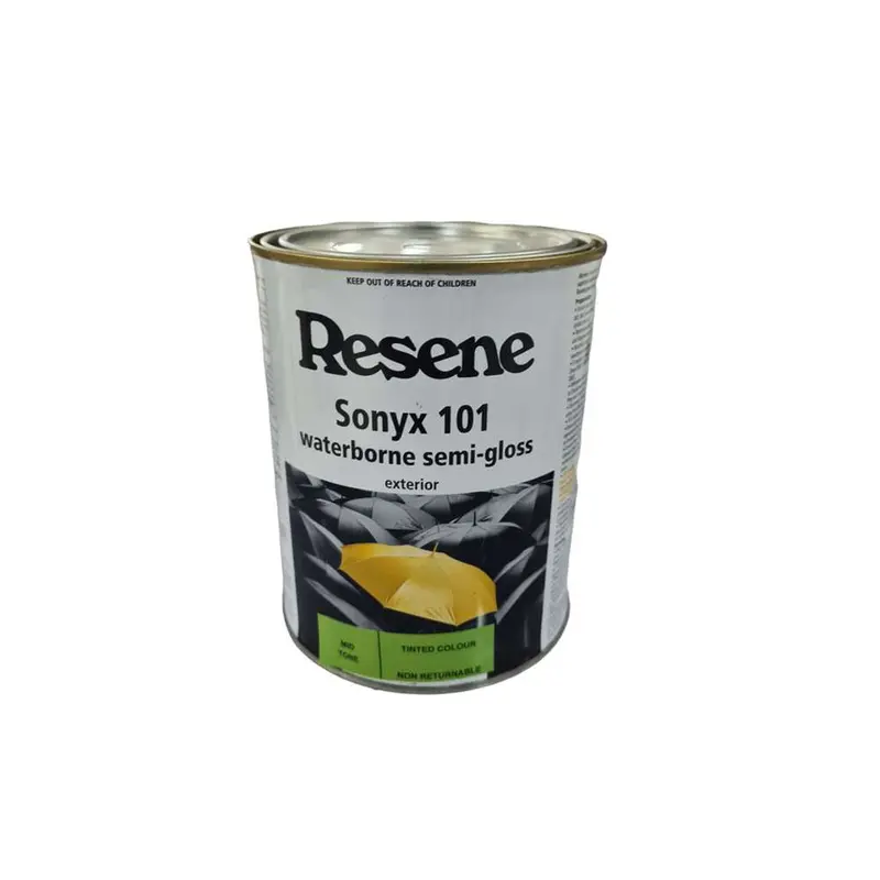 Resene Sonyx 101 Semi-Gloss Acrylic Paint – Mid-Tone Finish, 1 Litre 1