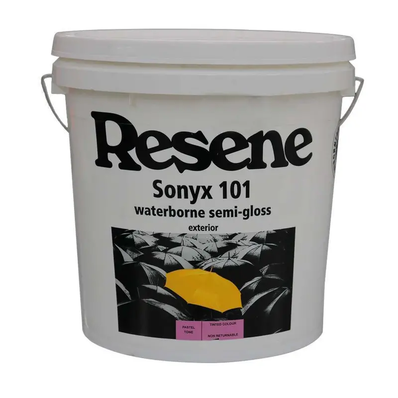Resene Sonyx 101 Semi-Gloss Acrylic Paint – Pastel Tone, 10-Litre Can 1