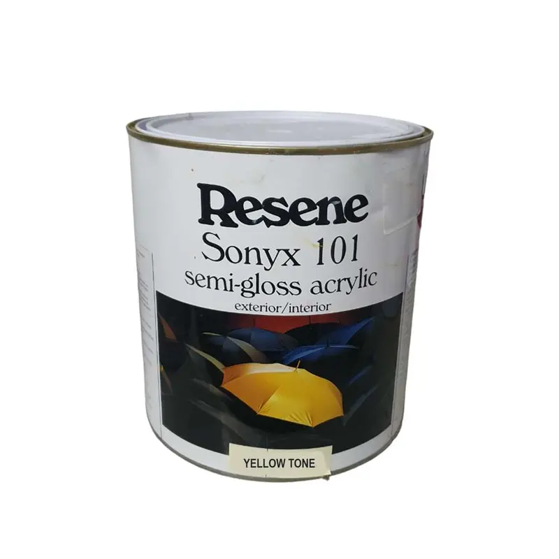 Resene Sonyx 101 Semi-Gloss Acrylic Paint – Warm Yellow Tone, 4L 1
