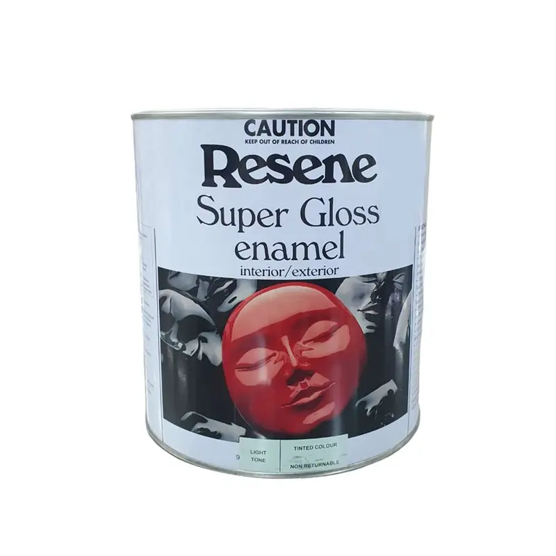 Resene Super Gloss Enamel Paint – Light Tone, 4-Litre Container 1