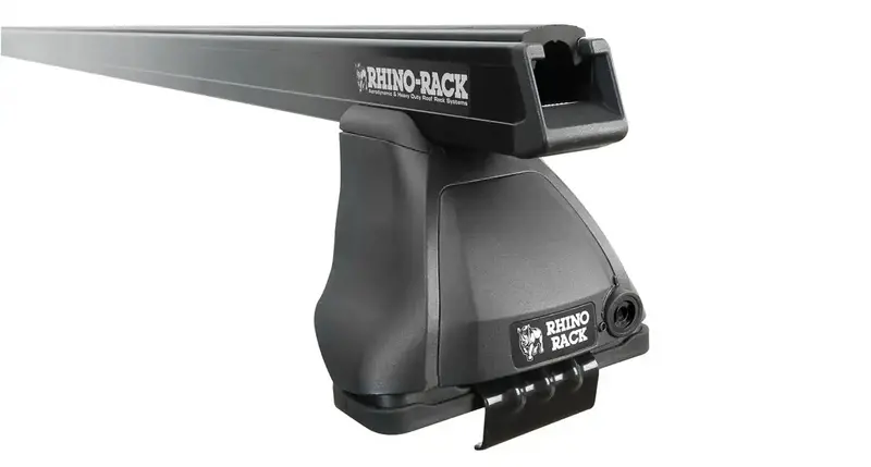 Rhino-Rack Heavy-Duty 2-Bar Roof Rack System – 2500 Series, Matte Black (Ja0160) 1