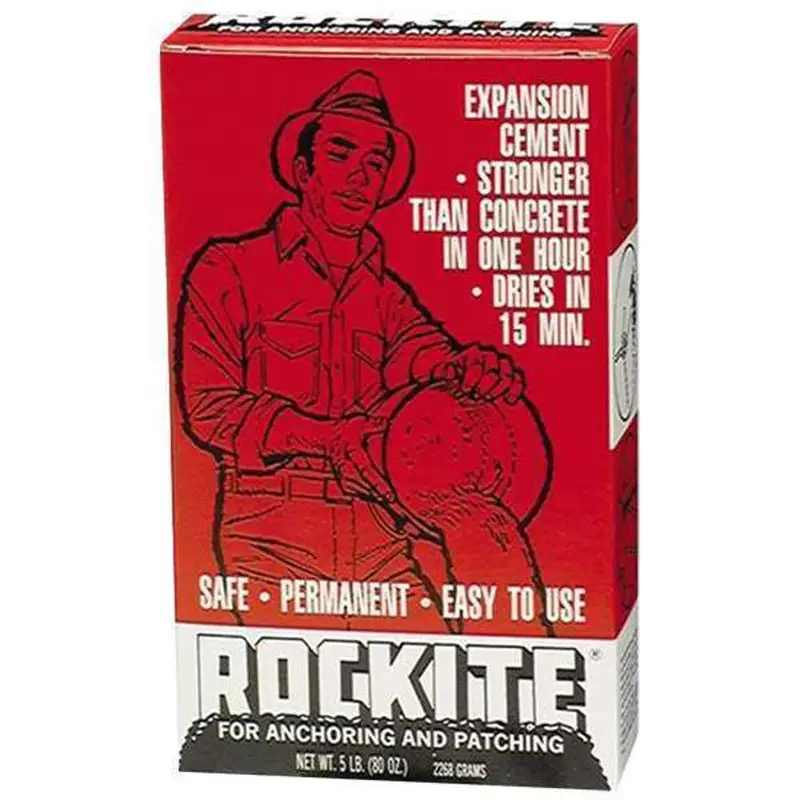Rockite Fast-Setting Expansion Cement – 5-Pound (2.268Kg) Bag 1