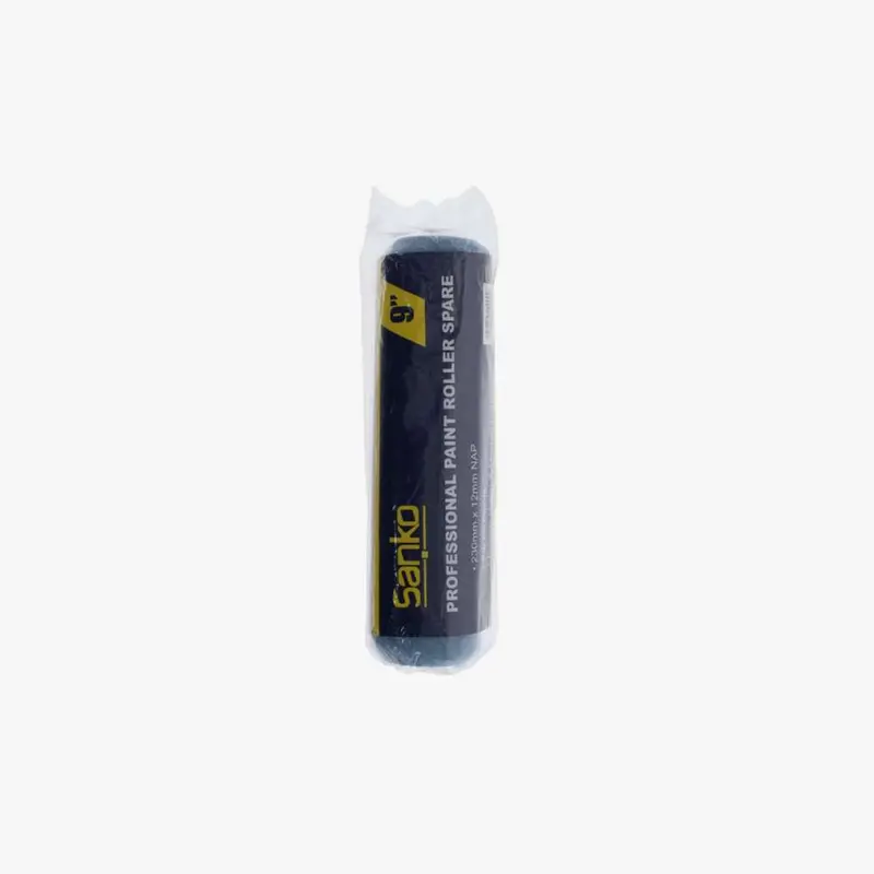 Sanko Standard Paint Roller Sleeve – 9-Inch × 12.5Mm Nap – Universal Fit For Even Paint Application 1