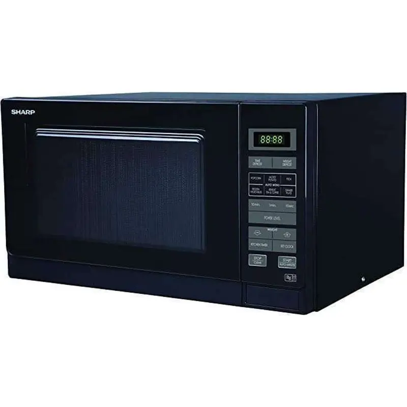 Sharp 25L Countertop Microwave Oven – 900W, Matte Black Casing 1