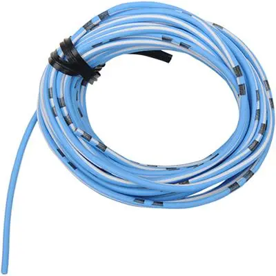 Shindy Colored 14-Awg Wire – 13-Foot Sky Blue/White Oem-Style Harness Cable (2120-0292) 1